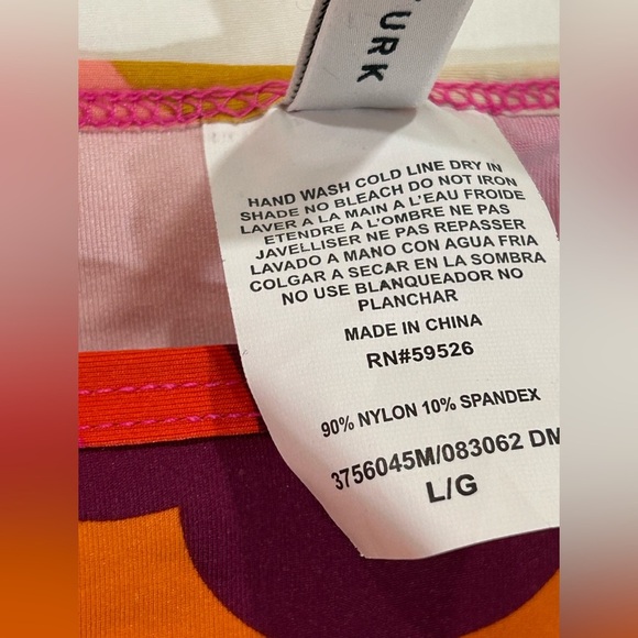 TRINK TURK FAN FAIRE TUNIC DRESS COVERUP SIZE LARGE - Picture 6 of 8